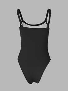 Rovax Women's Floral Print Fitted Casual Bodysuit - Multicolor - View 2