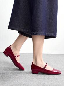 CUCCOO BIZCHIC Women Flats - Burgundy - View 3