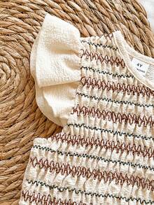 Vintaside Kids Bộ đồ thể thao mùa xuân hè cho bé gái gồm áo tay ngắn cổ tròn đơn giản và quần dài thời trang, phù hợp cho du lịch, kỳ nghỉ hoặc mặc hàng ngày. - Nhiều màu - Xem 6