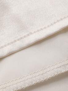 DAZY Women's Elegant Lace Patchwork Belted Loose Dress With Headscarf, 2 Pieces Set, Spring/Summer - Beige - View 8