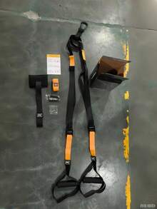 1PC Adjustable Suspension Straps Resistance Bands P3 Home Gym Full Body Workout Durable Polyester Black Fitness Equipment Exercise Gear - Yellow - View 14