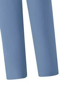 SHEIN 2pcs Tween Boy Gentleman Outfit,Long Sleeve Jacket + Trousers Suit,Blue And White Striped,Summer,Elegant,Traditional,Wedding Formal Attire For Prom - Blue - View 6
