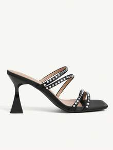 CUCCOO CHICEST Women's High Heel Sandals - Black - View 4