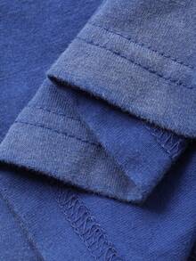 DAZY 男童休闲圆领短袖上衣，夏季 - 藍色 - 查看 10