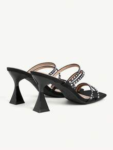 CUCCOO CHICEST Women's High Heel Sandals - Black - View 7