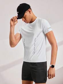 Driftmere 3 件套男士夏季薄款速干网眼透气弹力健身 T 恤 - 彩色 - 查看 4