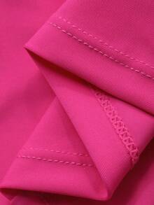 DAZY Quần short đi biển nam màu đỏ in họa tiết kỳ nghỉ hè, cạp chun. - Đỏ - Xem 4