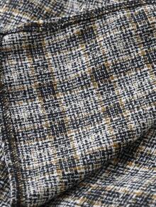 Franclia 大码女式格子休闲短裤，带口袋和腰带，百搭优雅，适合通勤、约会、毕业季、秋冬季穿着。超短腰带裙短裤，法兰绒格子短裤，格子裙，女式优雅短裤。 - 彩色 - 查看 4