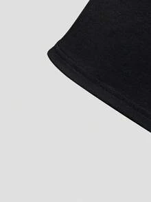 GymBeat Camiseta de tirantes deportiva con estampado de barra para hombres en verano - Negro - Ver 8