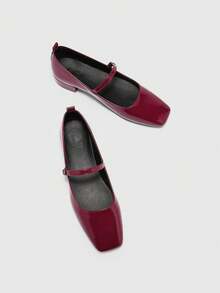 CUCCOO BIZCHIC Women Flats - Burgundy - View 7