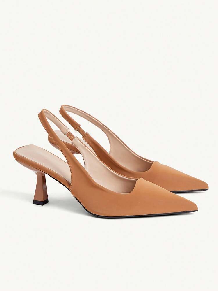 CUCCOO CHICEST Women Shoes Chinese Retro Pointed Kitten Heel Middle Heel Elegant Simple And Elegant Commuter Women High Heel Shoes Workplace Dating Formal Settings