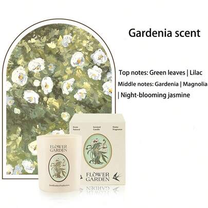 Cirelle 天然花香蜡烛 - 大豆蜡固体香氛，适用于卧室和客厅，舒缓身心的芳香疗法，送给她的礼物