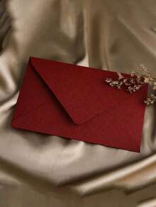 100pcs Envelopes, Office Envelopes, Wedding Invitation Cards, Western Business Invitation Letters, Holiday Gifts, Party Decoration Envelopes, Multi-Style & Multi-Color Wool-Feel, DIY Handmade Storage, Solid Color Invitations Back To School - Multicolor - View 18