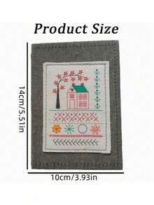 1 pieza Libro de patrones de bordado con 86 piezas de hilo y aguja - Kit de costura DIY para principiantes, hobby artesanal, suministros de costura y herramientas de bordado, regalo - Multicolor - Ver 16