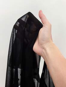 Amplova Áo khoác ngoài nữ kiểu dáng bất đối xứng, gợi cảm, phá cách, đính sequin, thích hợp cho các lễ hội âm nhạc, tiệc tùng, viền áo lấp lánh quyến rũ và dễ thương. - màu đen - Xem 14