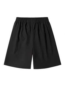 Manfinity EMRG Men's Flame Print Drawstring Waist Pocket Casual Shorts - Multicolor - View 2