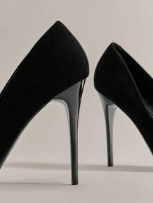 SHUZIA 女士经典尖头细高跟鞋 - 黑色 - 查看 8
