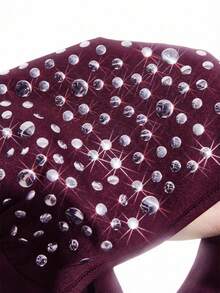 LYSMO 2026年情人节新款极简主义酒红色镂空吊带背心，女士春夏款 - 酒紅色 - 查看 10