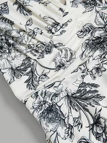 GlowEve 女士优雅印花无袖连衣裙，夏季 - 彩色 - 查看 6