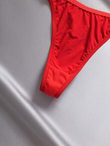 EmpressEnvy 3条装撞色胶带性感丁字裤丁字裤内衣丁字裤套装男士丁字裤 - 彩色 - 查看 4