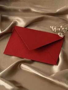 100pcs Envelopes, Office Envelopes, Wedding Invitation Cards, Western Business Invitation Letters, Holiday Gifts, Party Decoration Envelopes, Multi-Style & Multi-Color Wool-Feel, DIY Handmade Storage, Solid Color Invitations Back To School - Multicolor - View 14
