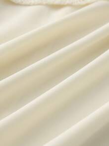 GlowEve 2026春夏新款女士网纱蕾丝钩花贝壳边无袖度假连衣裙 - 杏色 - 查看 4