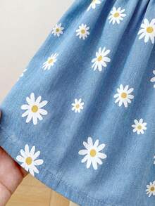 LMoss Kids Young Girl Woven Contrast Color Casual Shorts,Kids - Blue - View 6