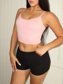 Lowkey Lull 3pcs Seamless Women Sports Bra Camisole - Multicolor - View 4