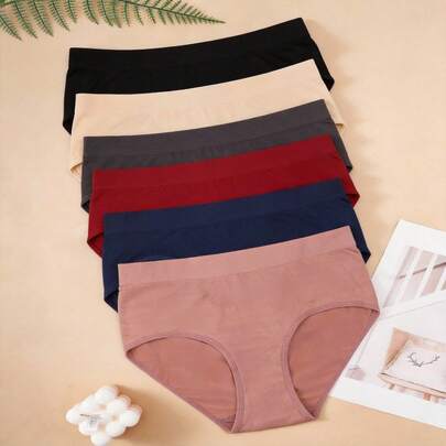 Set de 12 Panties Sin Costuras para Mujer, Colores Surtidos, Suaves y Cómodos, Tallas surtidas que incluye M, L, XL y XXL