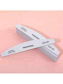 10 chiếc dũa móng tay hình lưỡi liềm chuyên nghiệp, dũa móng tay dễ sử dụng, dũa móng tay mỏng, dũa tạo hình và đánh bóng móng tay. - Nhiều màu - Xem 5