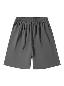 STEELVANCE Men's Casual Colorblock Letter Print Shorts For Summer - Multicolor - View 2