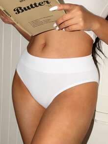 Lowkey Lull 3条装无缝舒适中腰平角简约设计女士内裤 - 彩色 - 查看 5