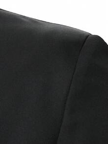 Manfinity AFTRDRK Colorblock Business Style Men's Suit Blazer For Ceremony - Black and White - View 4