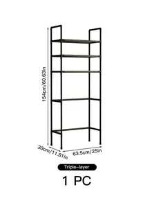 1PC 2-3 Layer Bathroom Washing Machine Storage Shelf, Multi-Layer Multi-Functional Towel Bathroom Daily Necessities Organizer Rack - Multicolor - View 13