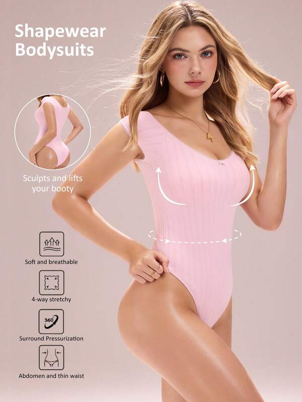 Sovereign Charm Seamless Elastic Comfortable Contrast Trim Sleeveless Women Sports Jumpsuit, Fashionable Minimalist, Suitable For Spring/Summer, Suitable For Daily, Vacation And Various Occasions