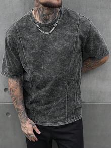 SLATEMANN Áo thun nam tay ngắn, kiểu dáng thường ngày, thời trang, phù hợp đi làm, mặc mùa hè, áo thun nam phong cách đường phố, áo phông nam dáng rộng, áo thun nam kiểu cổ điển, thích hợp mặc hàng ngày, đi chơi cuối tuần, hoạt động ngoài trời, du lịch, môi trường làm việc thoải mái hoặc các dịp bán trang trọng, quà tặng cho bạn trai/chồng, quà kỷ niệm/sinh nhật, quà tặng tiệc tùng, kỳ nghỉ hè, đám cưới, áo thun dáng rộng mùa xuân đến hè. - màu đen - Xem 5