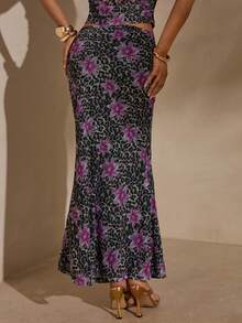 Glamine 女士优雅豹纹网纱裙 - 彩色 - 查看 2