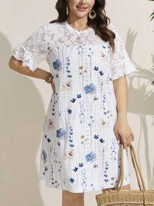 Comfylo 大码度假休闲蕾丝拼接印花连衣裙 休闲印花优雅短袖长款连衣裙 大码女士夏季海滩度假宽松连衣裙 女士夏季连衣裙 适合外出的时尚连衣裙 花卉/春季大码连衣裙 乡村音乐会服装 毕业典礼服装 女士夏季服装 女士早午餐服装 母亲节教堂服装 女士休闲度假水彩印花迷你连衣裙 适合夏季 适合外出的时尚连衣裙 花卉/春季女士连衣裙 休闲假日印花露肩连衣裙 婚纱 花卉贴花连衣裙 刺绣连衣裙 大码蓝色花朵连衣裙 蓝白花朵连衣裙 田园风连衣裙 大码花朵连衣裙 白色蕾丝连衣裙 刺绣花朵连衣裙 白色花朵连衣裙 女士波西米亚风连衣裙 女士白色花朵连衣裙 女士白色波西米亚风连衣裙 野花连衣裙 女士波西米亚风连衣裙 女士夏季连衣裙 女士夏季连衣裙 女士休闲连衣裙 - 白色 - 查看 7