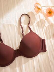 3pcs/Set Regular Casual Underwire Molded Cup Women's Bras - Multicolor - View 5