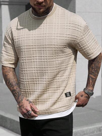 Manfinity CasualCool Men's Casual Colorblock Short Sleeve T-Shirt, Summer