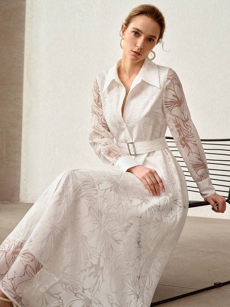 WOMEN'S FRENCH LUXURY DESIGN SENSE ELEGANT LONG DRESS