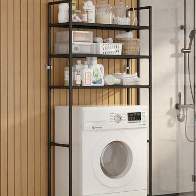 1 chiếc kệ đựng đồ dùng nhà tắm 2-3 tầng, kệ đựng khăn tắm đa chức năng nhiều tầng, giá để đồ dùng sinh hoạt hàng ngày trong phòng tắm.