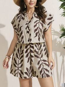 Comfylo Bộ jumpsuit mùa hè cỡ lớn phong cách boho với họa tiết hình học bất đối xứng dành cho nữ, Playsuit cỡ lớn chất liệu viscose, Playsuit in họa tiết lá cỡ lớn, Trang phục safari cỡ lớn, Playsuit cài cúc phía trước, Romper Dress cho nữ, Bộ đồ ngắn màu nâu hai mảnh cho nữ, Váy hè màu nâu cho nữ, Váy in họa tiết da báo, Bộ đồ hè phối hợp cho nữ, Bộ đồ hai mảnh ngắn cho nữ, Bộ đồ đi nghỉ mát cho nữ, Trang phục hè cho nữ, Bộ quần áo nữ, Bộ đồ hè hai mảnh cho nữ, Bộ đồ hè phối hợp cho nữ, Váy thường ngày cho nữ, Váy hè cho nữ, Playsuit mùa hè cho nữ, Romper và Jumpsuit cho nữ, Trang phục hè cho nữ, Romper Dresses cho nữ, Playsuit mùa hè cho nữ, Trang phục hè cho nữ. - Nhiều màu - Xem 4