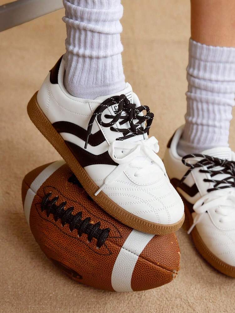 CUCCOO EASI Women's Casual Contrast Color Comfortable Sports Sneakers For Daily Wear For Christmas