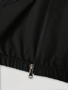Manfinity EMRG Áo khoác thể thao nam in họa tiết, thích hợp mặc hàng ngày, ngoài trời, tập luyện, dạo phố, đi học, dự tiệc, lễ hội âm nhạc. Có thể dùng làm quà tặng cho bạn bè và người yêu. Áo khoác nam cổ đứng khóa kéo, áo khoác ghép mảnh, áo khoác đua xe. - Đen và trắng - Xem 5