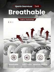 Powerista Women's Seamless Hollow-Out Design Daily Fitness Sports Bra - Black - View 5