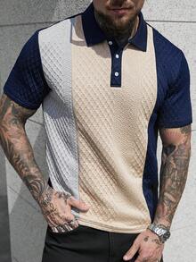 Manfinity CasualCool Áo Polo nam tay ngắn phối màu phong cách thường ngày cho mùa hè, Áo Polo nam thời trang, Áo nam thường ngày, Áo Polo kaki nam, Áo polo nam, Áo polo golf nam, Phong cách cổ điển, Thích hợp cho sinh hoạt hàng ngày, những chuyến đi cuối tuần, hoạt động ngoài trời, du lịch, môi trường làm việc thoải mái hoặc các dịp bán trang trọng, Quà tặng cho bạn trai/chồng, Quà kỷ niệm/sinh nhật, Tiệc tùng, Kỳ nghỉ hè, Đám cưới, Mùa xuân đến hè, Trang phục du thuyền nam, Trang phục đi biển nam. - Nhiều màu - Xem 6
