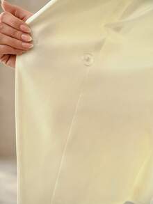 MOTF PREMIUM 挺括双排扣翻领西装外套 - 杏色 - 查看 8