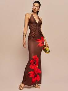 Olia Maree Olia Maree 女士印花度假吊带系腰修身连衣裙长裙性感长裙吊带连衣裙芙蓉花连衣裙度假连衣裙棕色吊带连衣裙棕色印花连衣裙棕色正式连衣裙度假邮轮晚宴连衣裙印花中长连衣裙褶皱紧身连衣裙休闲晚宴连衣裙度假休闲装棕色印花长款连衣裙度假晚宴连衣裙棕色连衣裙婚礼宾客棕色女士正式连衣裙鸡尾酒会连衣裙印花长款连衣裙女士正式连衣裙女装连衣裙晚礼服吊带连衣裙印花连衣裙 - 彩色 - 查看 1