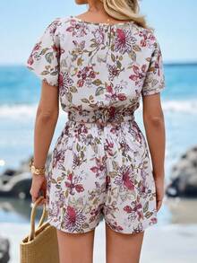 Sylviya 女士日常两件套服装 - 彩色 - 查看 2